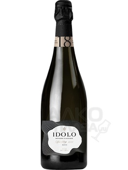 Idolo Brut Rose Olymp - игристое вино Идоло Брют Розе Олимп 0.75 л розовое сухое