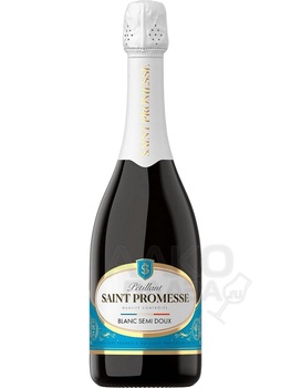 Saint-Promesse Rouge Blanc Doux Olymp - игристое вино Сан-Промес Белый Олимп 0.75 л белое