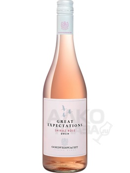 Great Expectations Shiraz Rose Robertson Valley WO Goedverwacht Family Wines - вино Грейт Экспектейшнс Шираз Розе Робертсон Вэлли WO Гудвервахт Фэмили Вайнс 0.75 л розовое