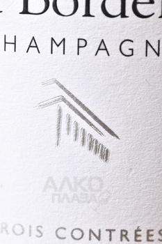 Champagne Domaine la Borderie Cuvee Trois Contrees - шампанское Шампань Домен ла Бордери Кюве Труа Контре 0.75 л белое брют