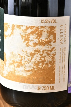 Champagne Ullens AOC - шампанское Шампань Уллянс АОС 0.75 л белое брют