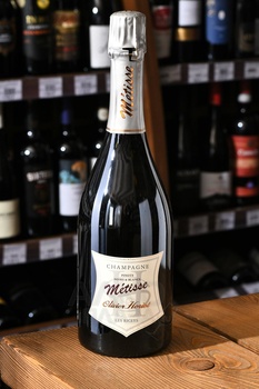 Champagne Olivier Horiot Metisse Noirs & Blancs - шампанское Шампань Оливье Орио Метис Нуар э Блан 0.75 л белое экстра брют