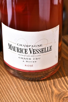 Champagne Maurice Vesselle Grand Cru Rose - шампанское Шампань Морис Вессель Гран Крю Розе 0.75 л розовое экстра брют