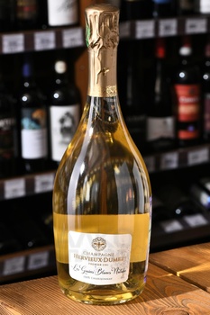 Champagne Hervieux-Dumez Les Grains Blancs Nature - шампанское Шампань Эрвье Дюме Ле Гран Блан Натюр 2020 год 0.75 л белое брют