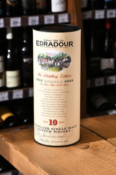 Edradour 10 years - виски Эдрадур 10 лет 0.7 л
