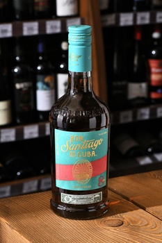Santiago de Cuba Anejo 8 years - ром Сантьяго де Куба 8 лет 0.7 л