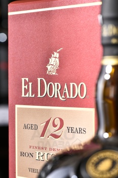 Rum El Dorado 12 years - ром Эль Дорадо 12 лет 0.7 л