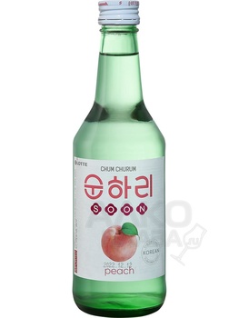 Soju Chum Churum Soonhari Peach - соджу Чум Чурум Сунхари Персик 0.36 л