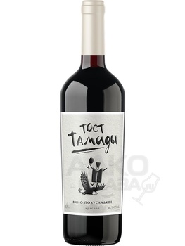 Вино Тост Тамады Красное Олимп 0.75 л красное