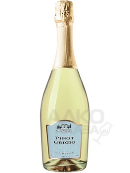 Cari Vigneti Pinot Grigio Spumante Extra Dry - игристое вино Кари Виньети Пино Гриджо Спуманте Экстра Драй 0.75 л