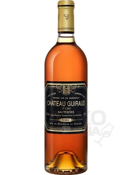 Chateau Guiraud Sauternes AOC - вино Шато Гиро Сотерн 2003 год 0.75 л белое сладкое