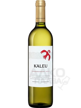 Kaleu Chardonnay Mendoza - вино Калеу Шардоне Мендоса 0.75 л белое полусухое