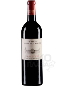 Chateau Troncqua-Lalande Saint-Estephe AOC - вино Шато Тронкуа-Лаланд Сент-Эстеф 0.75 л красное сухое