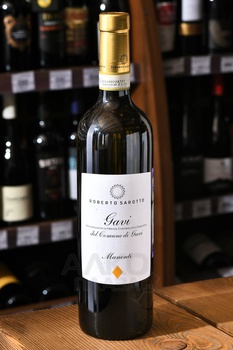 Roberto Sarotto Manenti Gavi di Gavi DOCG - вино Роберто Саротто Маненти Гави ди Гави 0.75 л белое сухое