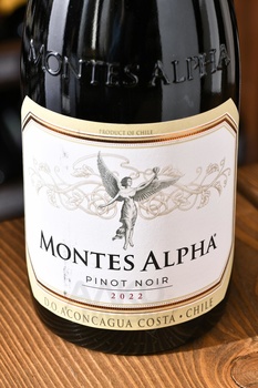 Montes Alpha Pinot Noir - вино Монтес Альфа Пино Нуар 0.75 л красное сухое
