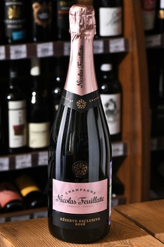 Brut Reserve Exclusive Rose Nicolas Feuillatte - шампанское Брют Резерв Эксклюзив Розе Николя Фейатт 0.75 л розовое брют