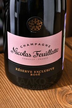 Brut Reserve Exclusive Rose Nicolas Feuillatte - шампанское Брют Резерв Эксклюзив Розе Николя Фейатт 0.75 л розовое брют