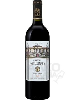 Chateau Leoville Barton Cru Classe Saint-Julien AOC - вино Шато Леовиль Бартон Крю Классе Сен-Жюльен 2009 год 0.75 л красное сухое