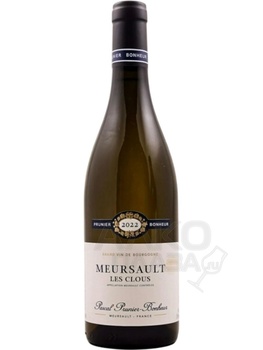 Prunier-Bonheur Les Clous Meursault AOC - вино Прюнье-Бонер Ле Клу Мерсо 0.75 л белое сухое