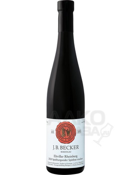 Spatburgunder Eltviller Rheinberg Spatlese Rheingau J.B.Becker - вино Шпетбургундер Эльтвиллер Райнберг Шпетлезе Рейнгау Дж.Б.Беккер 0.75 л
