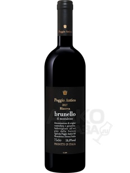 Brunello di Montalcino DOCG Riserva Poggio Antico - вино Брунелло ди Монтальчино Ризерва Поджо Антико 0.75 л