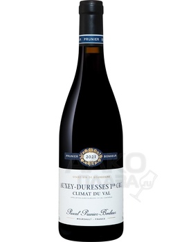 Pascal Prunier-Bonheur Auxey-Duresses 1er Cru Climat Du Val AOC - вино Паскаль Прюнье-Бонер Премье Крю Оксе-Дюрес Клима дю Валь 0.75 л красное сухое