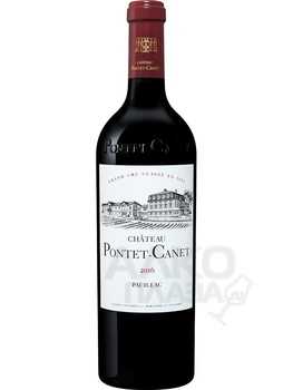 Chateau Pontet-Canet Grand Cru Classe Pauillac AOC - вино Шато Понте-Кане Гран Крю Классе Пойяк 2016 год 0.75 л красное сухое