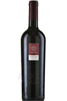 Vallone Versante Primitivo Salento - вино Валлоне Версанте Примитиво Саленто 0.75 л красное полусухое