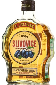R. Jelinek Slivovitsa Gold 3 years - бренди Рудольф Елинек Сливовица Золотая 3 года 0.5 л