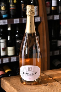 Gruet Rose Brut Champagne - шампанское Шампань Грюэ Розе 2020 год 0.75 л розовое брют