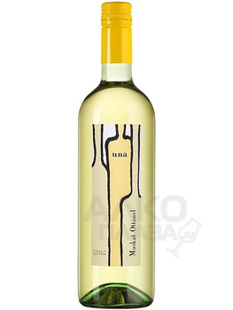 UNA Muscat Otonel - белое полусухое вино УНА Мускат Оттонель 0.75 л