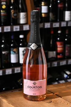 Pierre Сourtois Rose - шампанское Шампань Пьер Куртуа Розе 0.75 л розовое брют