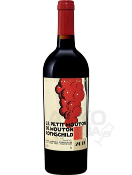 Le Petit Mouton de Mouton Rothschild Pauillac AOC - вино Ле Пти Мутон де Мутон Ротшильд Пойяк АОС 0.75 л
