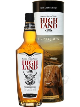Highland Cattle Blended Scotch Whisky - виски Хайленд Кэттл Блендед 0.7 л