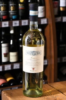 Santi Soave Classico - вино Санти Соаве Классико 0.75 л белое сухое