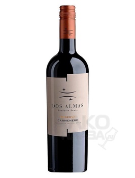 Dos Almas Reserva Carmenere - красное сухое вино Дос Альмас Резерва Карменер 0.75 л