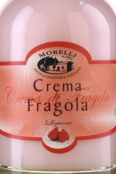 Morelli Crema di Fragola - ликер эмульсионный Морелли Крем Клубника 0.5 л