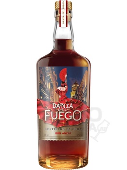 Dans del Fuego Añejo - ром Данса дэль Фуэго Аньехо 0.7 л