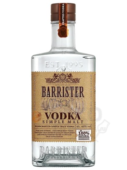 Barrister Simple Malt - водка особая Барристер Симпл Молт 0.7 л