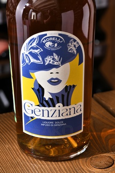 Morelli Genziana liqueur - ликер Морелли Генциана 1 л