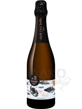 Игристое вино Кок тэ бэль Пино Нуар Кюве № 3 Розе 0.75 л