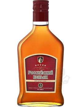 Коньяк Российский трехлетний КВКЗ 0.25 л