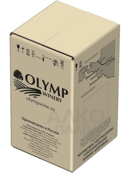 Вино Олимп Саперави 10 л красное сухое