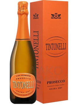 Tintonelli Prosecco DOC Spumante Extra Dry San Matteo - игристое вино Тинтонелли Просекко DOC Спуманте Экстра Драй Сан Маттео 0.75 л