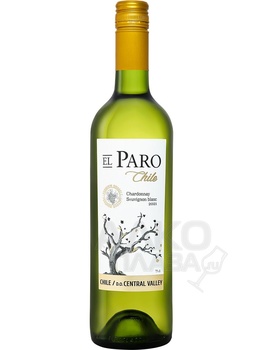 El Paro Chardonnay-Sauvignon Central Valley DO Vina del Pedregal - вино Эль Паро Шардоне-Совиньон Блан Сэнтрал Вэлли 0.75 л