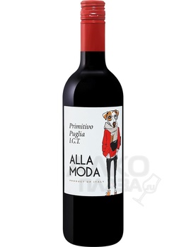 Alla Moda Primitivo Puglia IGT San Matteo - вино Алла Мода Примитиво Апулия IGT Сан Маттео 0.75 л