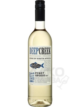 Deep Creek Pinot Grigio Western Cape WO Origin Wine Stellenbosh - вино Пино Гриджио Западный Кейп WO Ориджин Вайн Стелленбош 0.75 л