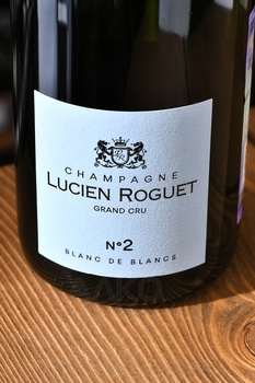 Lucien Roguet Blanc de Blancs Grand Cru - шампанское Люсьен Роге Блан де Блан Гранд Крю 0.75 л белое брют