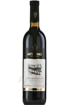 Mtevino Pirosmani - вино Мтевино Пиросмани 0.75 л красное полусухое