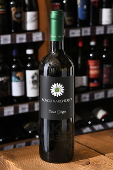 Ronco Margherita Pinot Grigio - вино Ронко Маргерита Пино Гриджио 0.75 л белое сухое